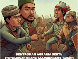 Bentrokan agraria serta peperangan orang tani dalam menjaga tanah