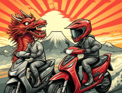 Kompetisi Merk Motor China serta Jepang di Tanah Air