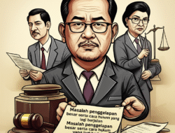 Masalah penggelapan besar serta cara hukum yang lagi berjalan