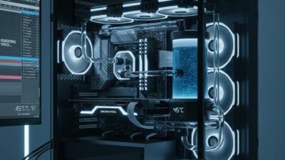 Cara Memilih Sistem Water Cooling untuk PC High-End agar Suhu Prosesor Tetap Dingin Saat Digunakan Render Video 4K