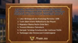 Sejarah Lahirnya Pergerakan Reformasi 1998 dan Pengaruhnya Terhadap Struktur Politik Indonesia Saat Ini