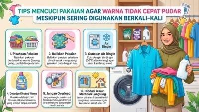 Tips Mencuci Pakaian Agar Warna Tidak Cepat Pudar Meskipun Sering Digunakan Berkali-kali