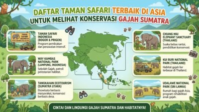 Daftar Taman Safari Terbaik Di Asia Untuk Melihat Konservasi Gajah Sumatra